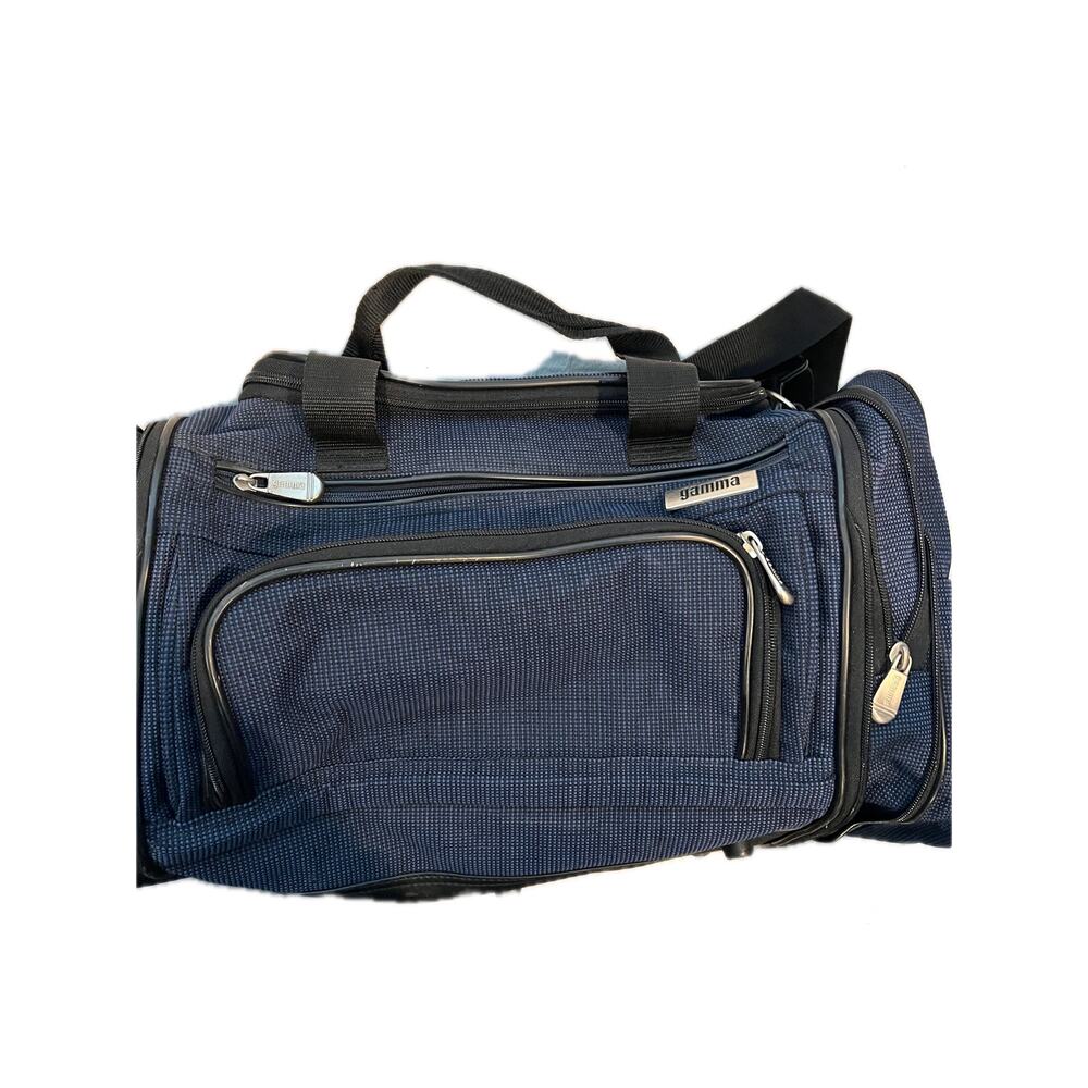 Gamma Blue Heavy Canvas Duffel Bag